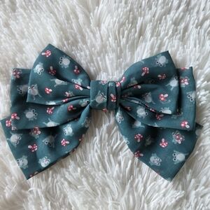 Hot Topic Frog Mushroom Large Hair Bow